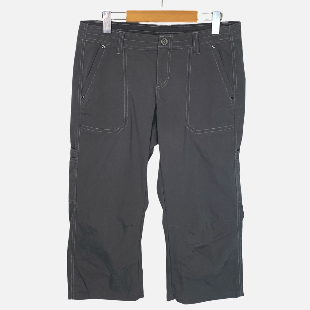 KUHL Free Range Cargo Capri Hiking Pants - Gray - Size 8